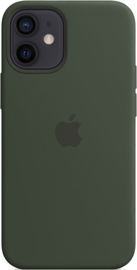 Чехол Silicone Case magsafe качество Lux для iPhone 12 mini темно-зеленый в Тюмени